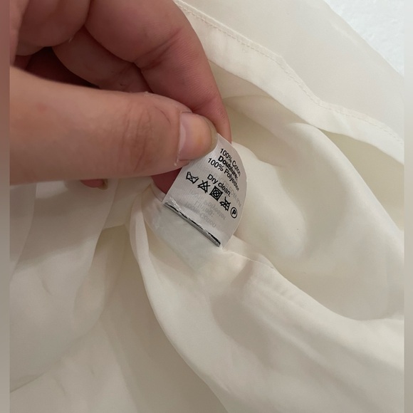 J. Crew white, brocade mini skirt, size 6 - Picture 5 of 8